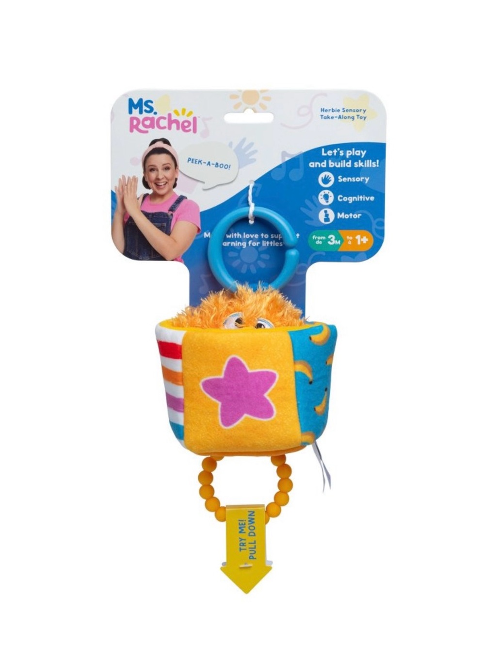 Ms. Rachel Sensory Take-Along Toy - Herbie